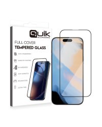 Quik Accessories Full Cover Tempered Glass Защитное Стекло для Apple iPhone 17