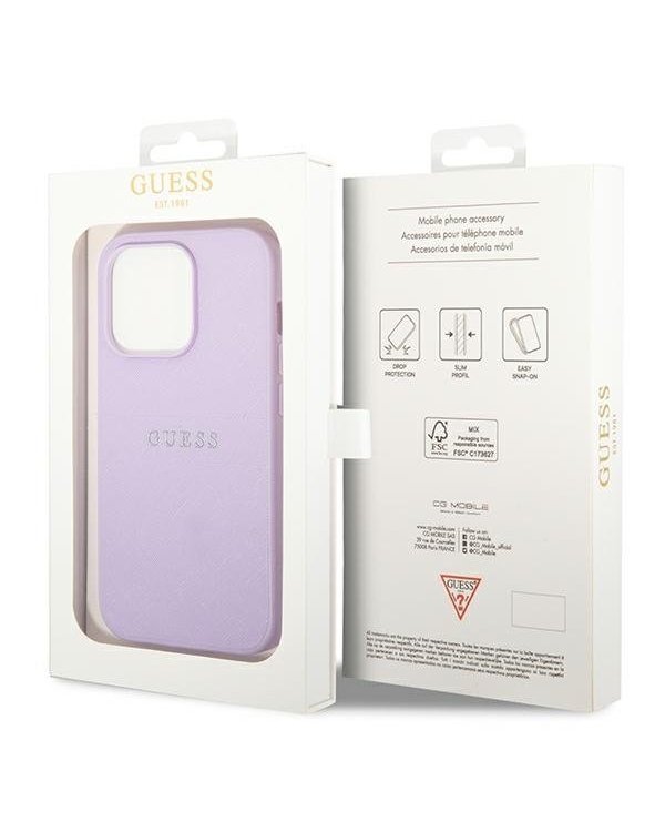 Guess GUHCP14LPSASBPU Чехол для Apple iPhone 14 Pro
