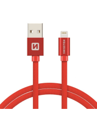 Swissten Textile Fast Charge 3A Lightning Кабель Для Зарядки и Переноса Данных 3m
