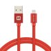 Swissten Textile Fast Charge 3A Lightning Кабель Для Зарядки и Переноса Данных 3m