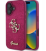 Guess Fixed Glitter Big 4G Case Защитный Чехол для Apple iPhone 16