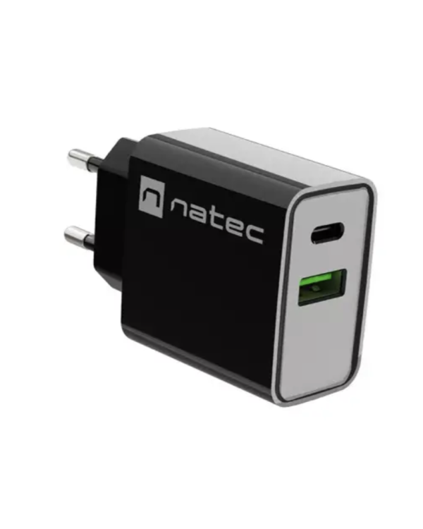 Natec Ribera USB-A / USB-C Tīkla lādētājs 30W