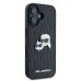 Karl Lagerfeld Monogram Karl&Chaoupette Head Pin Защитный Чехол для Apple iPhone 16 Plus