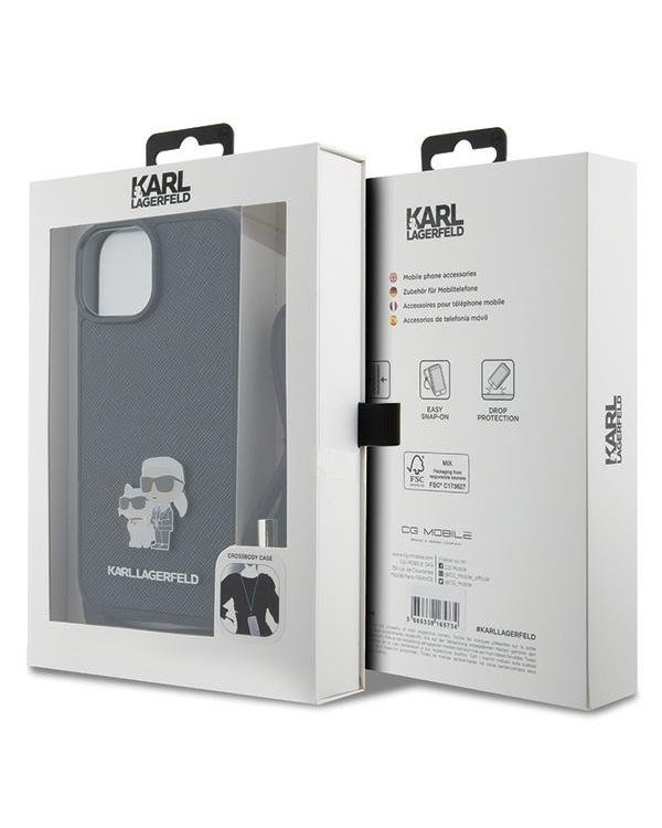 Karl Lagerfeld KLHCP15MSAKCPSK Чехол для Apple iPhone 15 Plus / 14 Plus