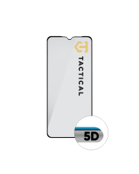 Tactical Glass Shield 5D Защитное стекло для Motorola E13 / чёрный