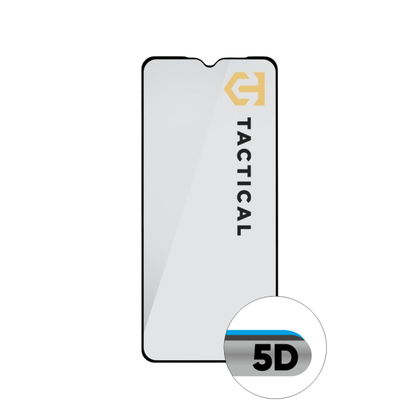 Tactical Glass Shield 5D Защитное стекло для Motorola E13 / чёрный