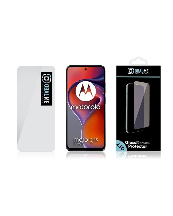 OBAL:ME 2.5D Glass Screen Protector Защитное стекло для Motorola G15/G15 Power / прозрачный