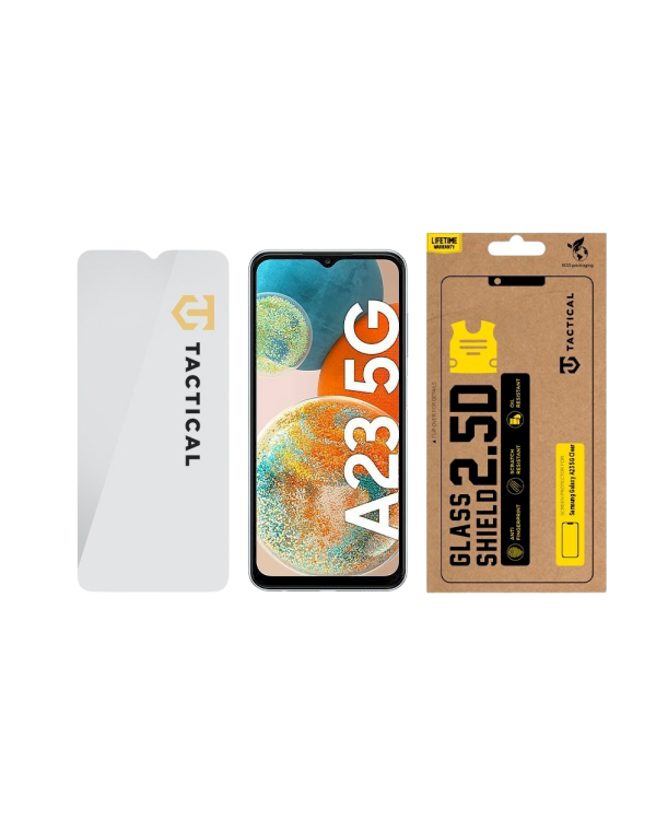 Tactical Glass Shield 2.5D Защитное стекло для Samsung Galaxy A23 5G / прозрачный