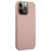 Guess GUHCP13XPSASBPI Saffiano Stripe Back Case Чехол для Apple iPhone 13 Pro Max Rose