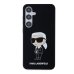 Karl Lagerfeld Liquid Silicone Ikonik NFT Case Защитный чехол для Samsung Galaxy S24+ / чёрный