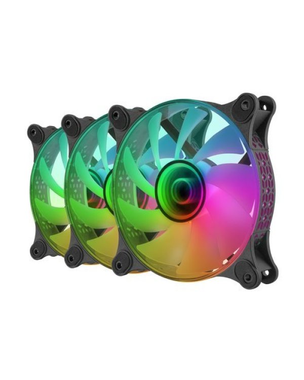Mars Gaming MF-3DKIT Infinity Mirror ARGB 120mm Комплект кулеров для компьютера с дистанционным управлением