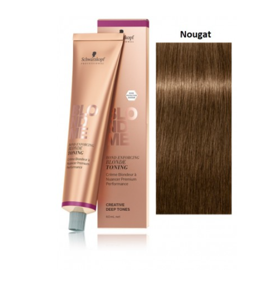 Schwarzkopf Professional BlondMe Bond Enforcing Blonde Toning Краска для волос Nougat 60 ml