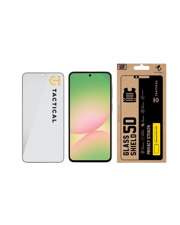 Tactical Glass Shield Privacy Stealth 5D Защитное стекло для Samsung Galaxy A36/A56 / чёрный