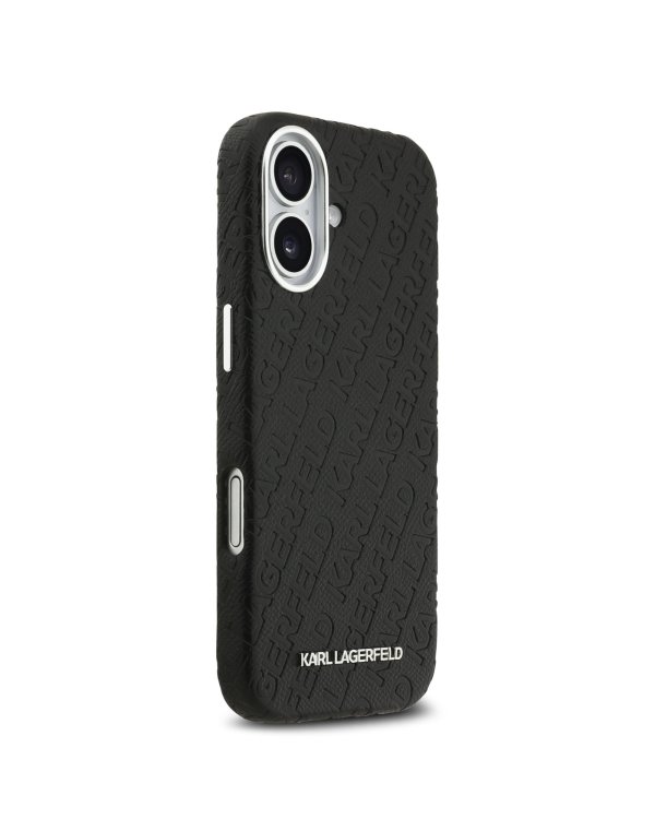 Karl Lagerfeld Grained PU Repeated Logo MagSafe Case Чехол для Apple iPhone 17