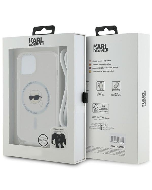 Karl Lagerfeld KLHMP15SHCKHNT Чехол для Apple iPhone 15 / 14 / 13