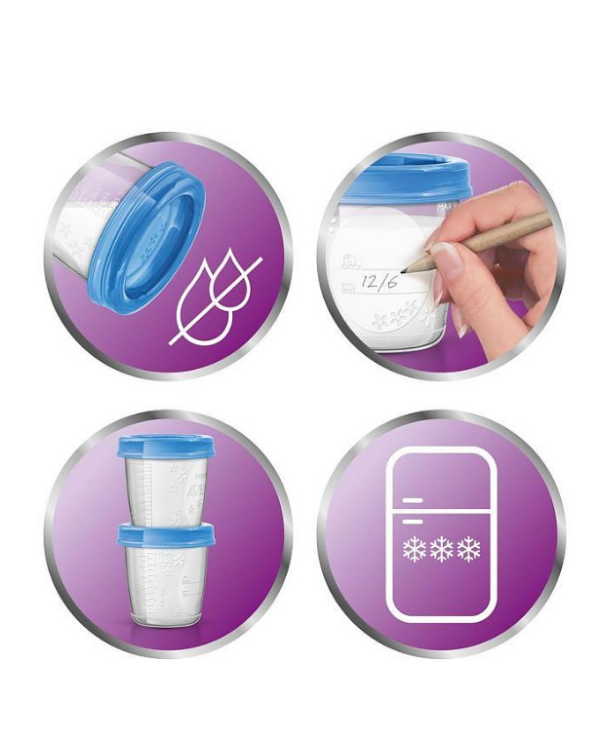 Philips SCF618/10 Avent Контейнеры для хранения еды 180ml