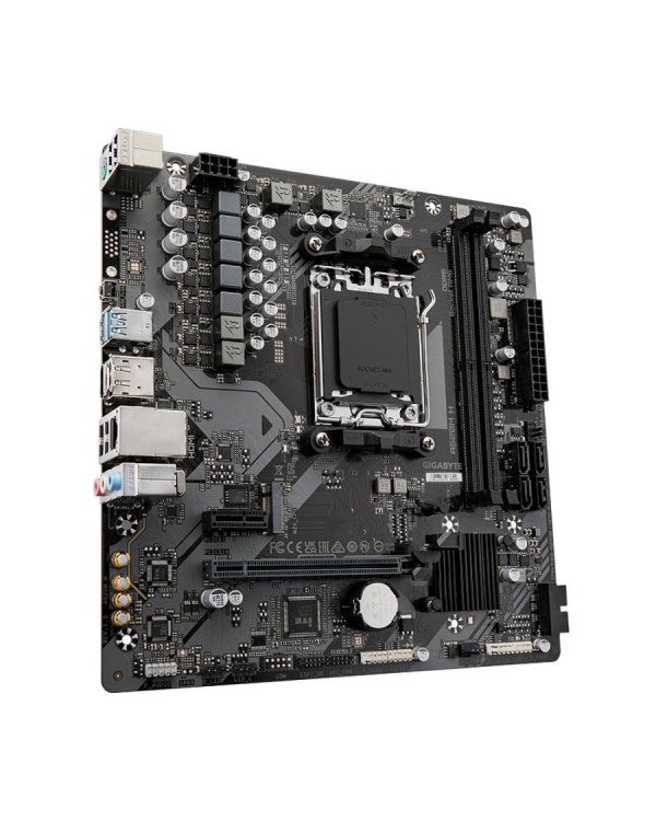 Gigabyte A620M H Материнская плата mATX / AMD AM5 / A620 / 96 ГБ / USB 3.2 Gen 1 / M.2 / GbE LAN