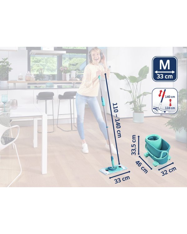 Leifheit 52121 Набор для уборки пола Clean Twist M Ergo Mobile