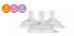 Philips Avent Natural Response SCY960/03 Набор силиконовых пустышек для бутылочек для кормления 3шт.