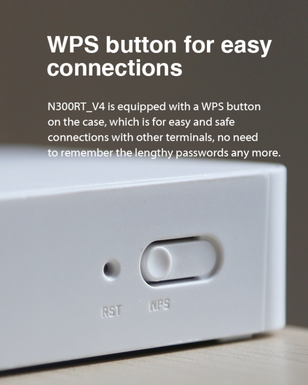 Totolink N300RT V4 Wi-Fi Router 2.4GHz 300Mbit/s