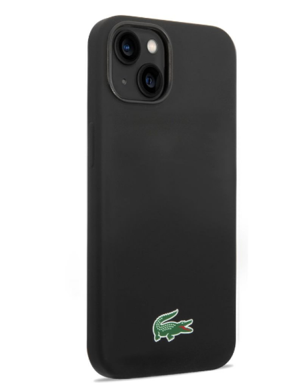 Lacoste Liquid Silicone Microfiber Croc Logo MagSafe Case Чехол для Apple iPhone 13 / 14 / 15
