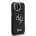 Guess PU Grained 4G Logo Stand Camera Frame Case Защитный чехол для iPhone 13 / чёрный