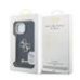 Guess PU Grained 4G Logo Stand Camera Frame Case Защитный чехол для iPhone 13 / чёрный