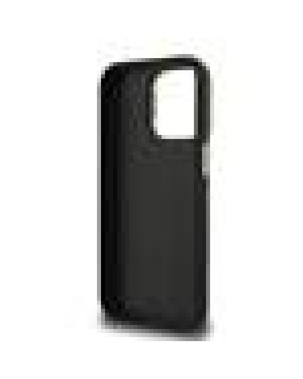 Guess PU Grained 4G Logo Stand Camera Frame Case Защитный чехол для iPhone 15 Pro Max / чёрный