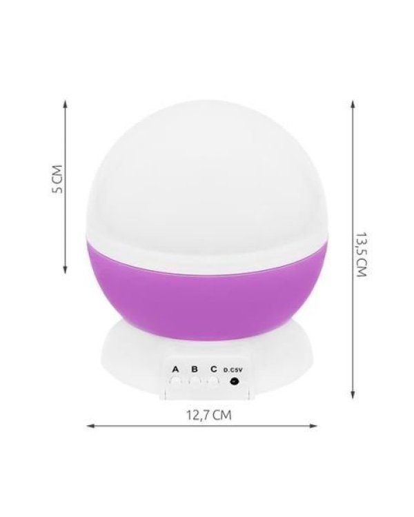 Дополнительное изображение книги «RoGer Night Light Rotating 360 Star Projector ночной свет LED Лампа»
