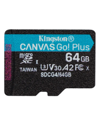 Kingston Canvas Go Plus MicroSDXC Карта памяти 64GB