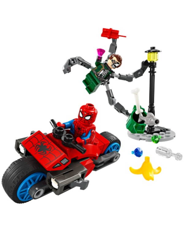 Дополнительное изображение книги «Lego 76275 Motorcycle Chase: Spider-Man vs. Doc Ock Конструктор»