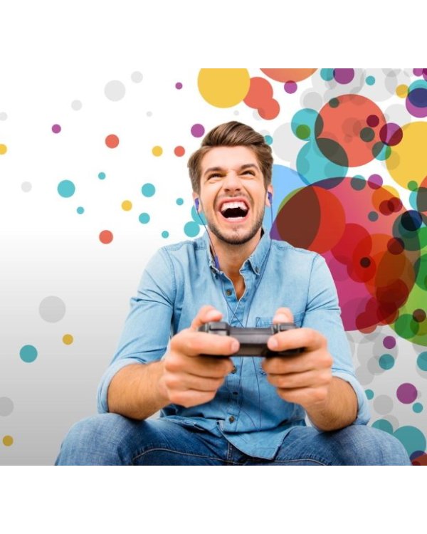 JVC HA-FX7G-A-E Gumy for Gaming наушники с пультом и микрофоном Cиний