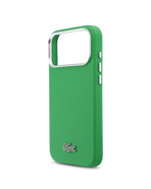 Lacoste PVC Iconic Petit Pique Metal Logo MagSafe Case Чехол для Apple iPhone 17 Pro Max