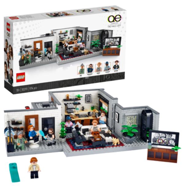 LEGO 10291 Queer Eye - The Fab 5 Loft Конструктор LEGO 10291 Queer Eye - The Fab 5 Loft Конструктор