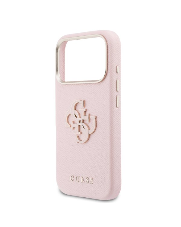 Guess PU Resin Logo Case Чехол для Apple iPhone 17 Pro Max
