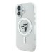 Karl Lagerfeld IML Glitter Karl and Choupette MagSafe Case Защитный чехол для iPhone 16 / прозрачный