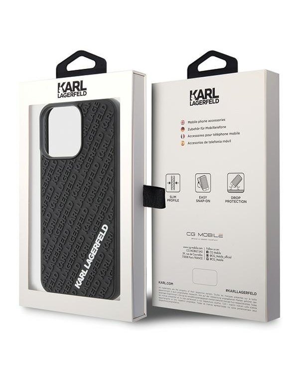 Karl Lagerfeld KLHCP15X3DMKRLK Чехол для Apple iPhone 15 Pro Max