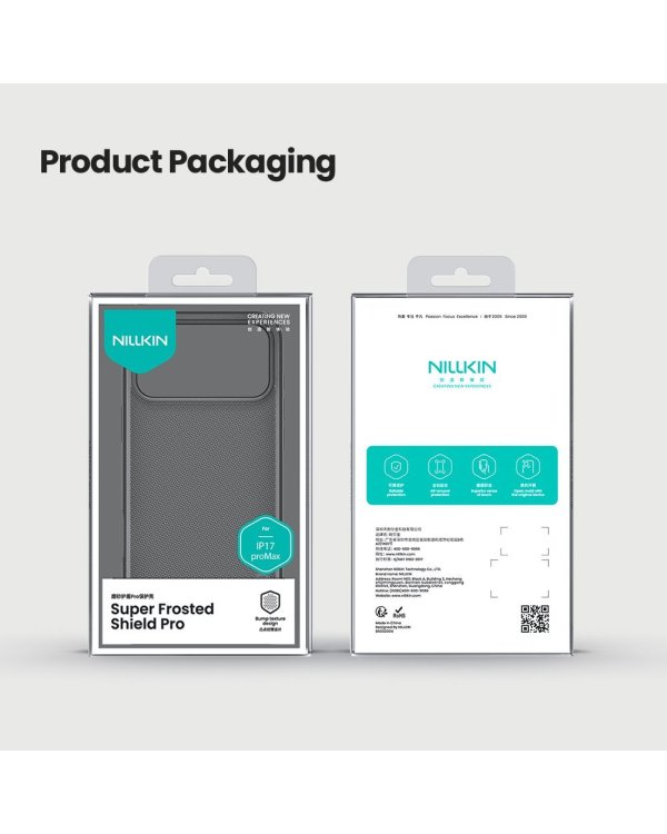 Nillkin Super Frosted PRO Back Cover Чехол для Apple iPhone 17 Pro Max