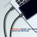 Swissten Textile Универсальный Quick Charge 3.1 USB-C на USB-C Кабель данных 1.2m