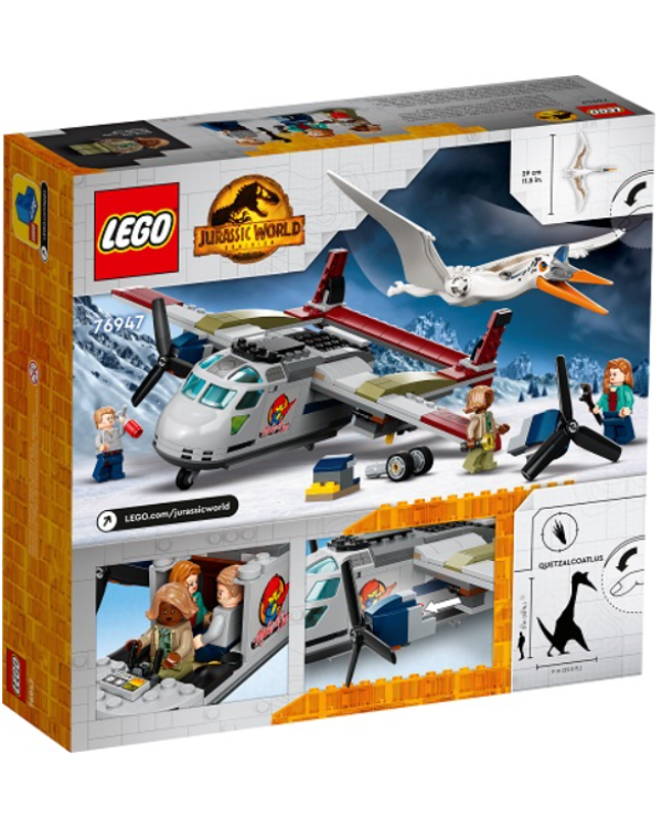 Дополнительное изображение книги «LEGO 76947 Jurassic World Quetzalcoatlus Plane Heist Конструктор»