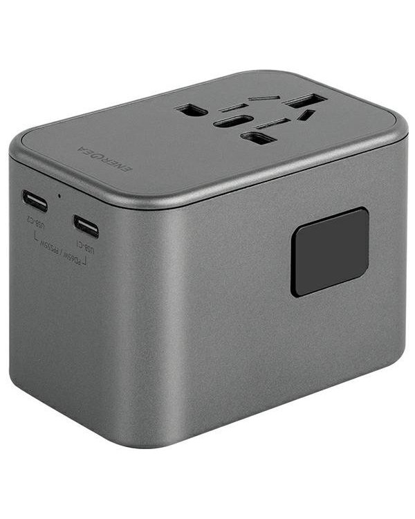 Energea TravelWorld GaN65 USB-C PD 65 Вт + универсальный адаптер PPS 55 Вт