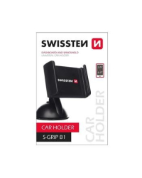 Swissten S-GRIP B1 Premium Универсальный держатель с 360 ротацией на стекло Для устройств 3.5'- 6.0'