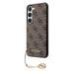 Guess 4G Charm Case Защитный чехол для Samsung Galaxy S23 / коричневый