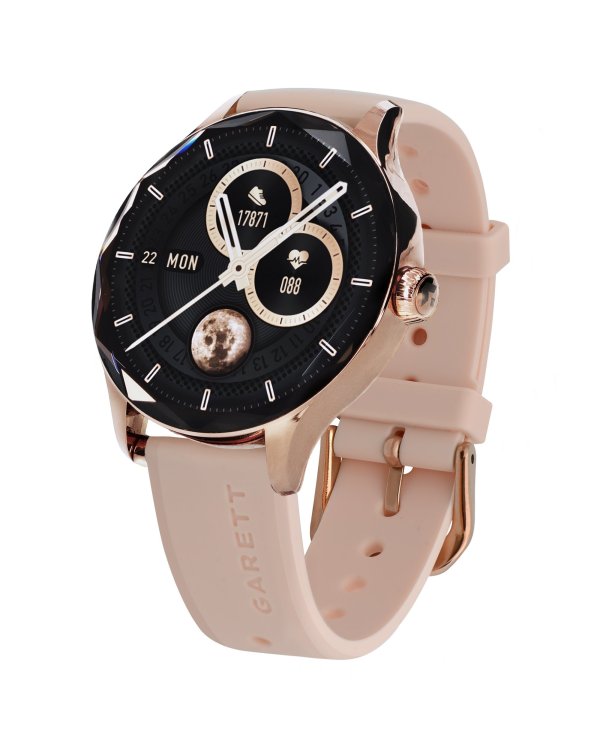 Garett Smartwatch Viva gold steel Умные часы AMOLED / IP67 / Find your phone / Music playback control