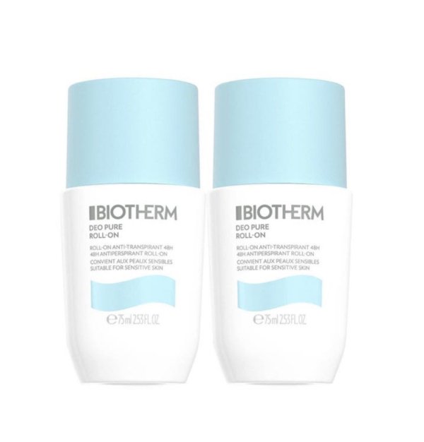 Biotherm Deo Pure Antiperspirant Roll-On Набор Дезодорантов