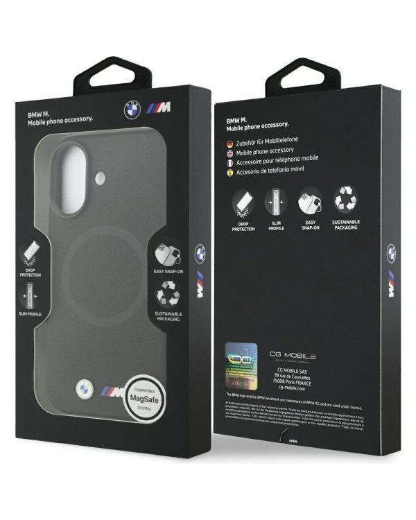 BMW M FW Metal Logo MagSafe Case Защитный Чехол для Apple iPhone 17