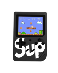 RoGer Ретро мини игровая приставка на 400 игр, 3-дюймовый цветной экран, ТВ-выход, черный