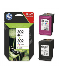 HP 302 Combo Струйные Картриджи Черный / Цветной