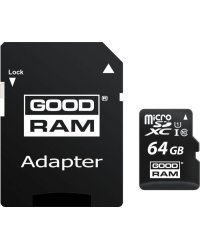 Goodram 64GB Micro SDHC U1-I Class 10 Kарта памяти с адаптером