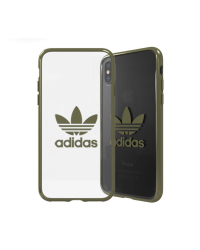 Adidas OR Clear Case Оригинальный Чехол - Бампер для Apple iPhone X / XS Зеленый